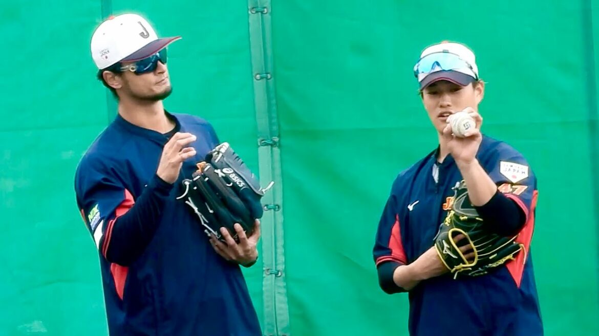 [Question inversée de Dar]Darvish et Yakult Keiji Takahashi donnent une conférence sur la façon de tenir et de lancer un changement. Immédiatement après le lancement réel[Samurai Japan Miyazaki Camp]2023.2.22