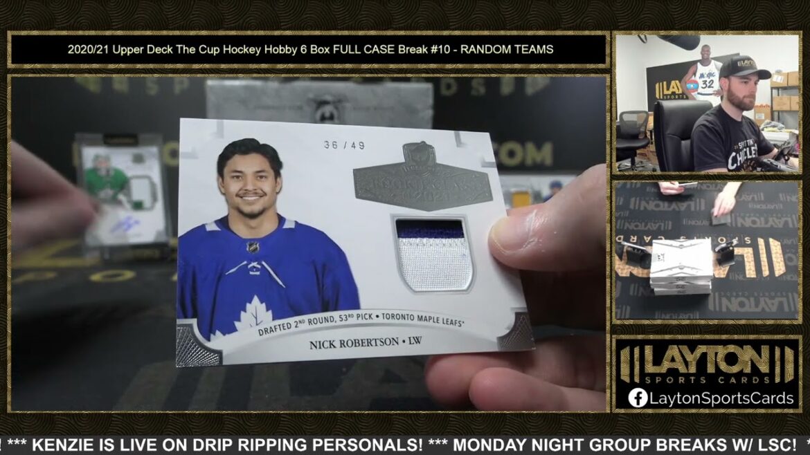 SUPER MARIO!  2020/21 Upper Deck The Cup Hockey Hobby 6 Box FULL CASE Break #10