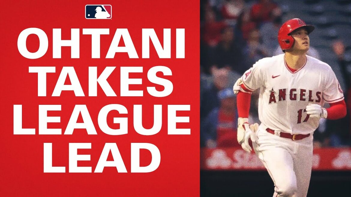 Shohei Ohtani ÉCRASE un lancer haut pour prendre la tête de la ligue dans les circuits !