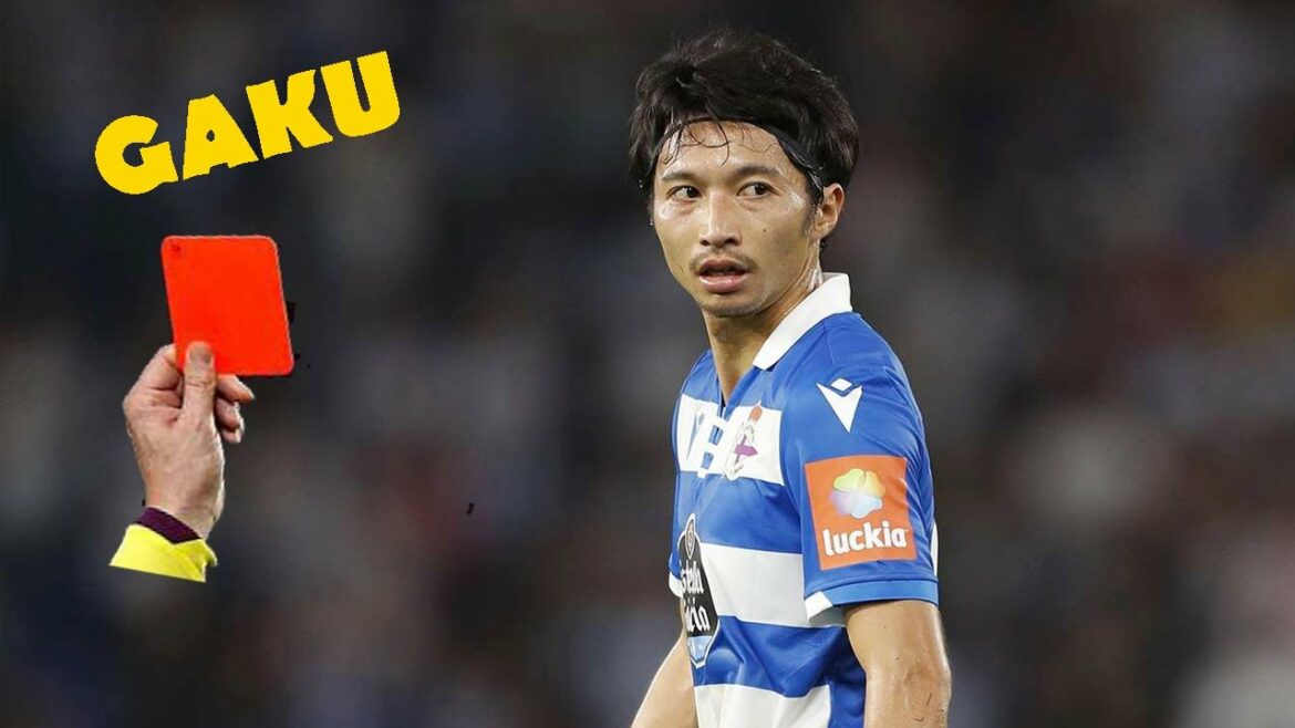 Gaku Shibasaki, premier carton rouge direct en carrière... carton rouge trop lourd pour l'erreur de Gaku ?