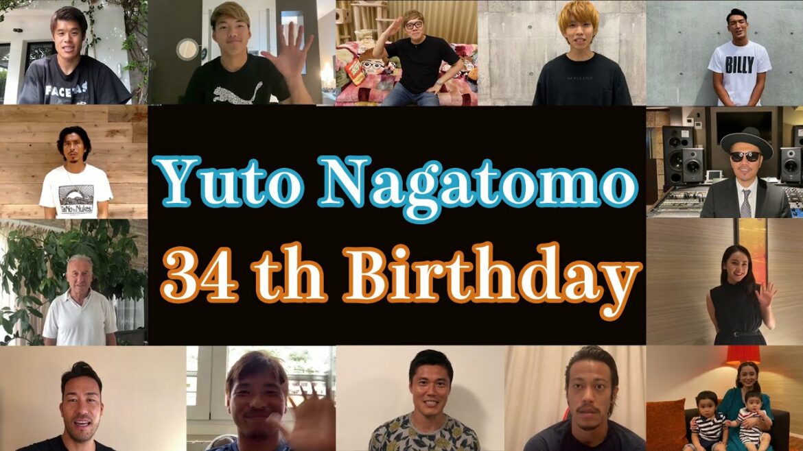 [Livraison surprise à Yuto Nagatomo]Yuto Nagatomo 34e anniversaire