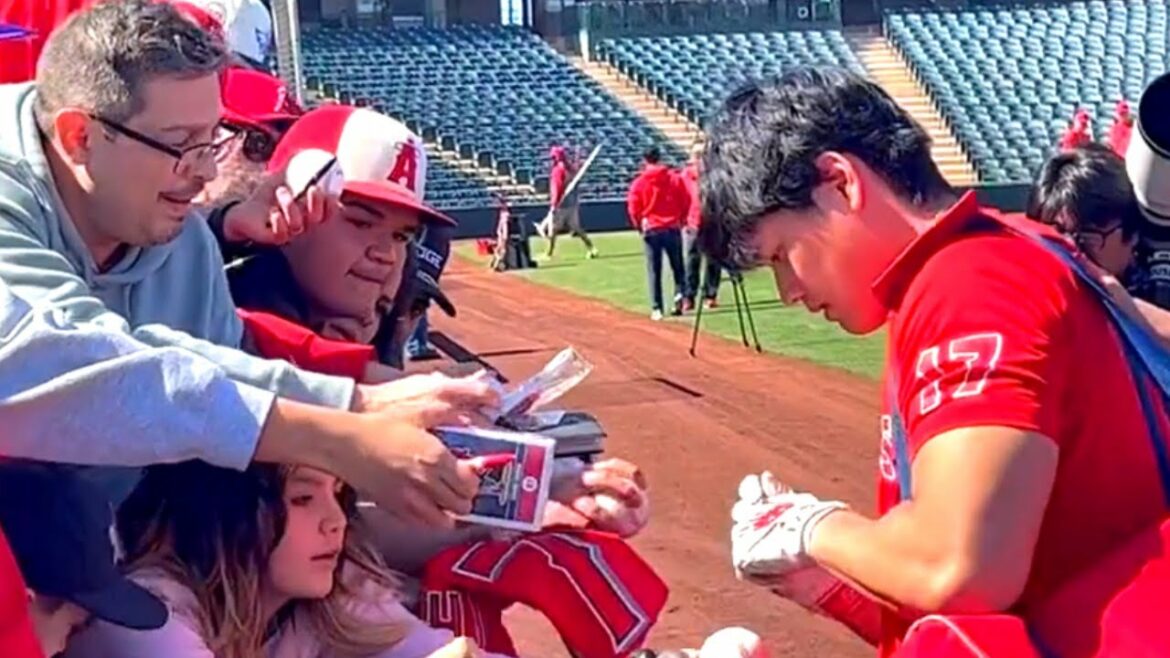 L'instant d'après où Shohei Ohtani reçoit son autographe d'un étranger... Je n'arrive pas à y croire, et ma tête devient vide[réaction d'outre-mer]