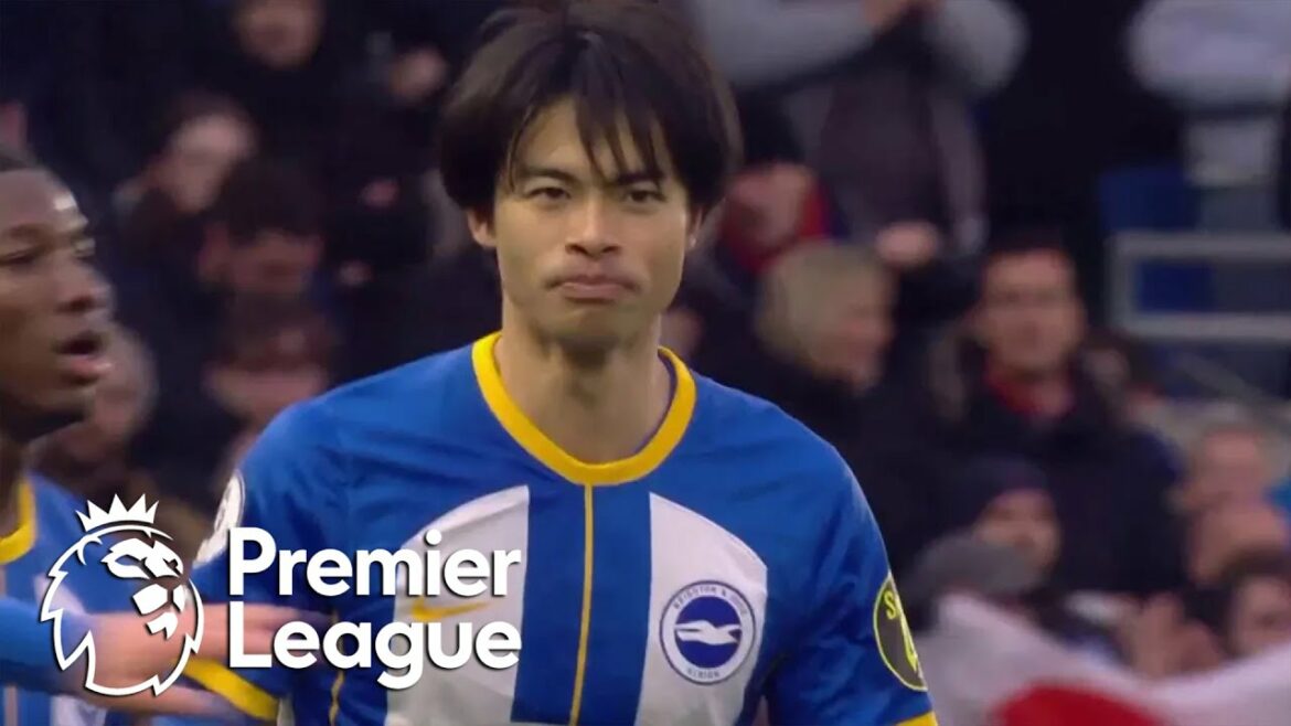 Kaoru Mitoma a marqué le troisième but de Brighton.  West Ham United |  Premier League |  NBC Sports