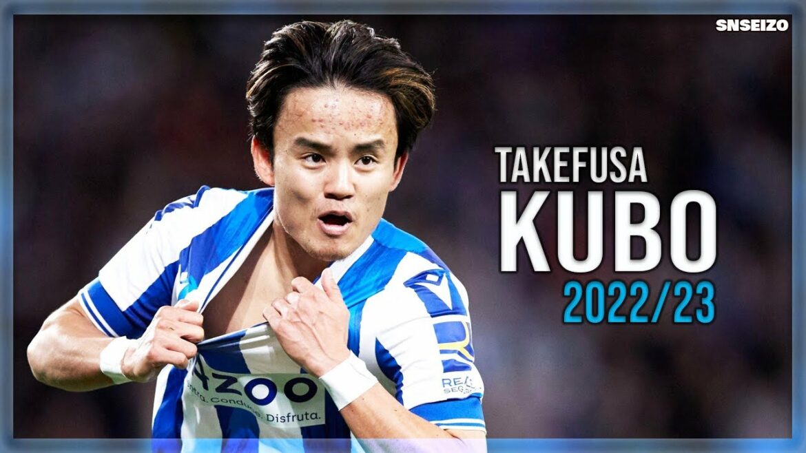 Takefusa Kubo Takefusa Kubo 2023 🔵 L'avenir du Japon ⚪ | Compétences, passes décisives et buts | HD