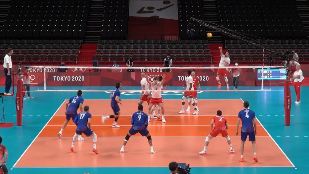 Volleyball Olympique Tokyo 2020 : Pologne - France 2:3 Match COMPLET