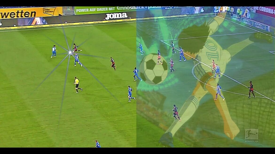 Daichi Kamada Skills - Balle diagonale de 57 mètres contre Hoffenheim