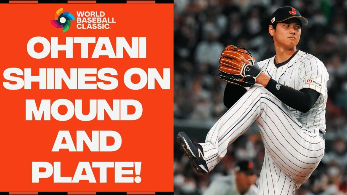 Shohei Ohtani BRILLE sur MOUND et à PLATE lors de ses débuts à la Classique mondiale de baseball 2023 !