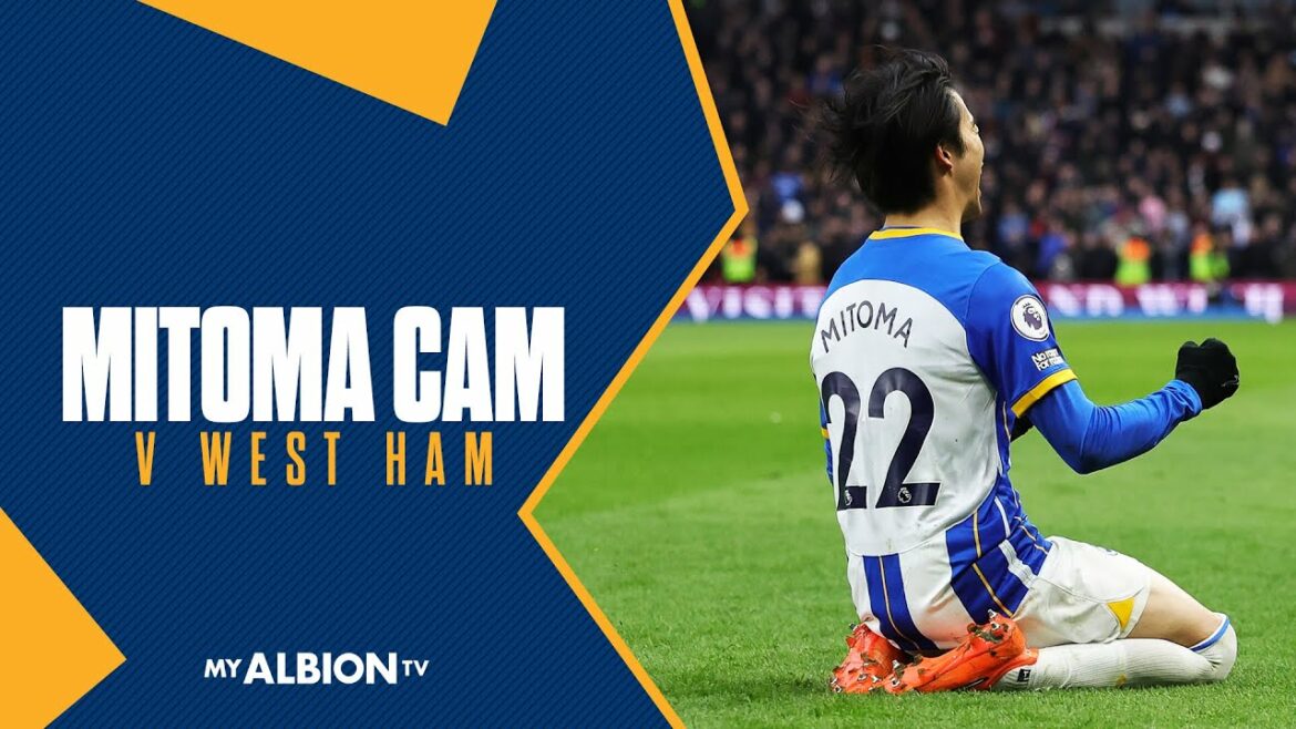 Mitoma Cam contre West Ham