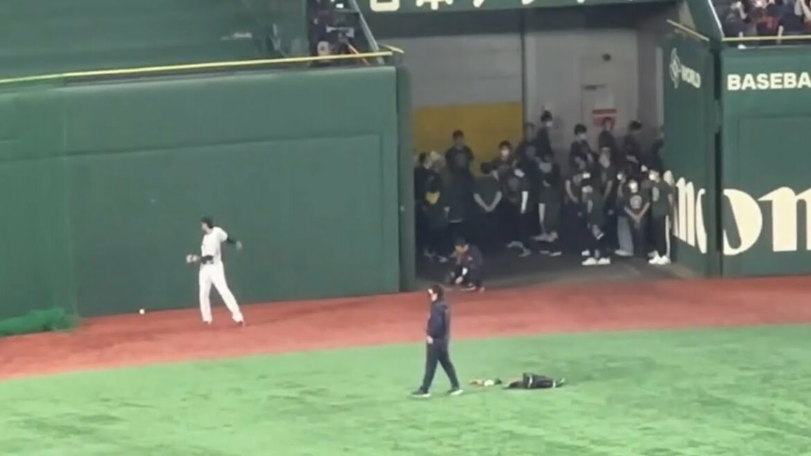 Shohei Otani Pre-Pitch Routine[WBC]2023/3/9