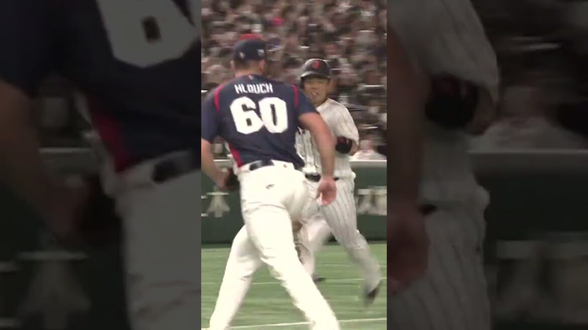 Shohei Ohtani avec un double décontracté de 118,7 mph. 😳 Shohei Ohtani avec un double décontracté de 118,7 mph. 😳