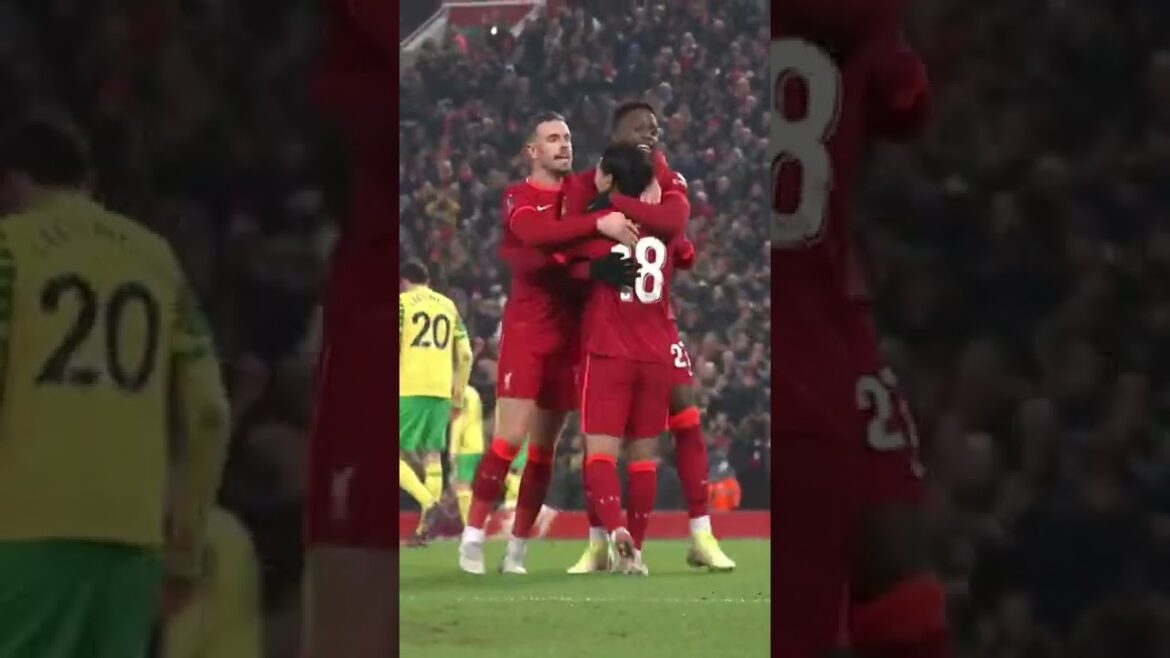 But de Takumi Minamino contre Norwich⚽️Liverpool 2 - 1 Norwich