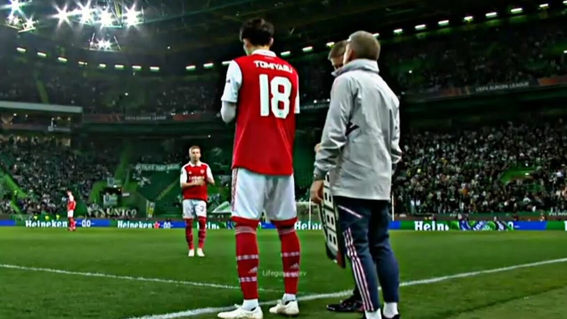 Takehiro Tomiyasu Brilliant Performance Vs Sporting Lisbonne 🔥