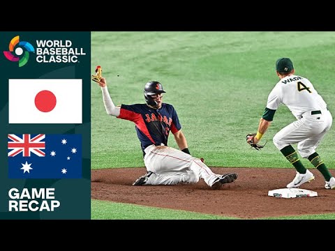 Faits saillants du match entre le Japon et l’Australie | Classique mondiale de baseball 2023 Faits saillants du match entre le Japon et l'Australie | Classique mondiale de baseball 2023