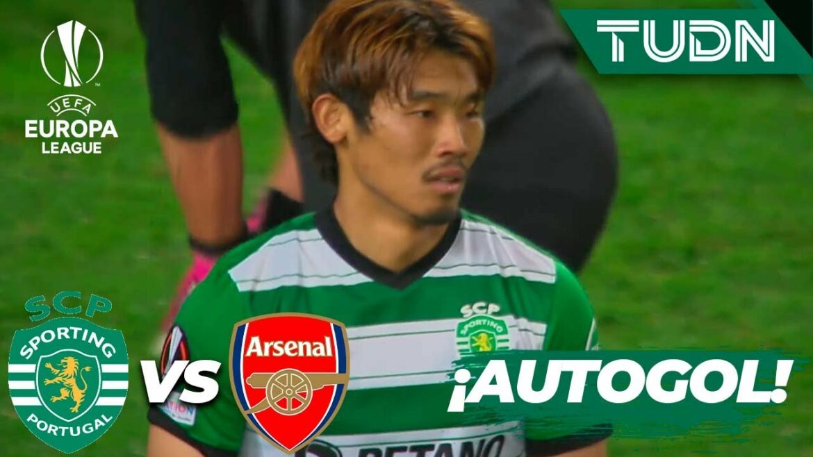 ¡Quatre arsenaux !  Autogol de Morita |  Sporting Lisbonne 2-2 Arsenal |  UEFA Ligue Europa 22/23 |  TUDN