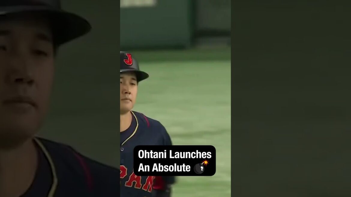 Shohei Ohtani LANCE UNE BOMBE pour le Japon 🇯🇵💥😱 #shorts #WBC #shoheiohtani