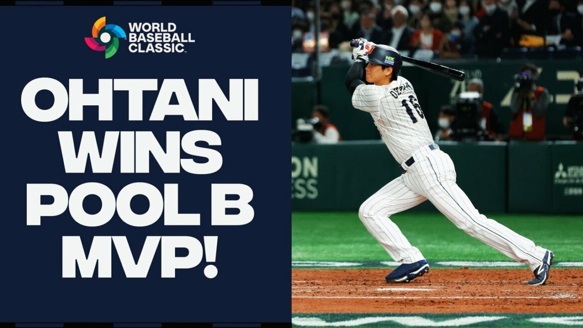Shohei Ohtani est votre MVP Pool B !  Il a dominé au monticule et au plat !