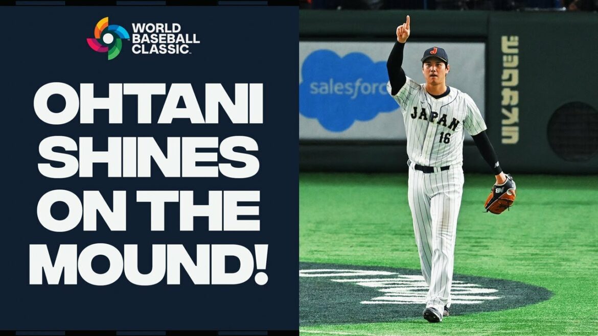 Shohei Ohtani DAZZLES encore une fois sur le monticule !  Frappe 5 alors que le Japon passe en demi-finale !