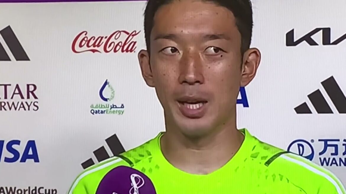 Shuichi Gonda Ça aurait été mieux sans mon penalty Entretien d'après-match 2022/11/23 Équipe nationale du Japon contre l'Allemagne