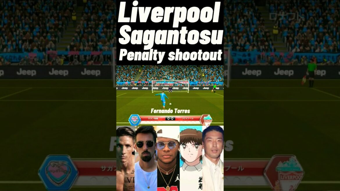 En y repensant, je n'ai jamais vu les tirs au but de Tosu #liverpool #sagantosu #penaltyshootout #footballshorts