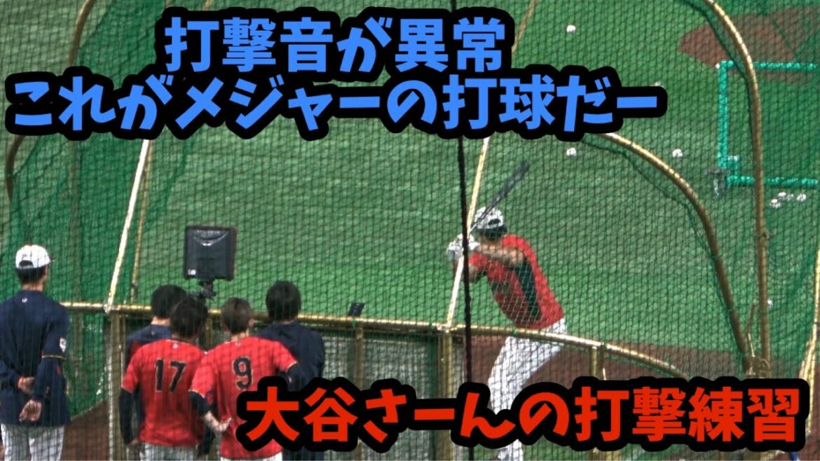 Shohei Otani !!  ️ 7 coups au stand 😒 Le bruit de frappe est anormal 💣 Entraînez-vous à frapper directement le panneau central !  ️3/11 Avant la guerre tchèque🥹2022.3.11