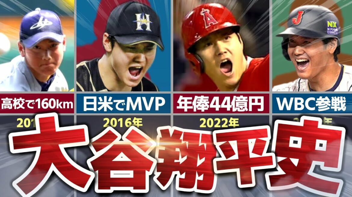 [Trop génial]Commentaire complet sur la vie de baseball de Shohei Otani !