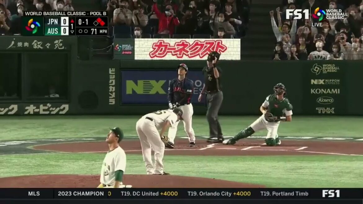 Shohei Ohtani DÉMOLI un home run de trois points !  |  WBC Japon vs Australie |  12/03/23