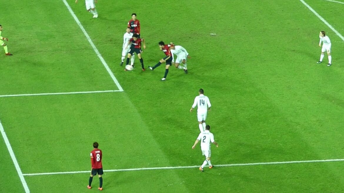 CWC2016 M8 Real Madrid x Kashima Antlers ~Gaku Shibasaki égalise le score à la 44e minute de la première mi-temps~