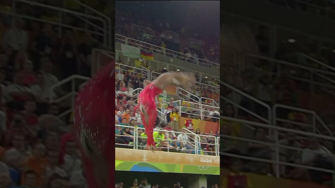Simone Biles is back! How will she do in the #Tokyo2020 balance beam final? #Shorts