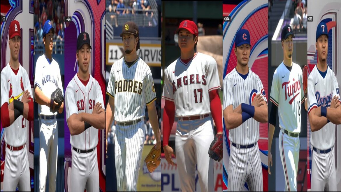 [MLB The Show 23]Ligues majeures japonaises Shohei Otani Yu Darvish Masanao Yoshida Seiya Suzuki Yusei Kikuchi Kenta Maeda Nutvar Yoshitomo Tsutsugo[MLB]