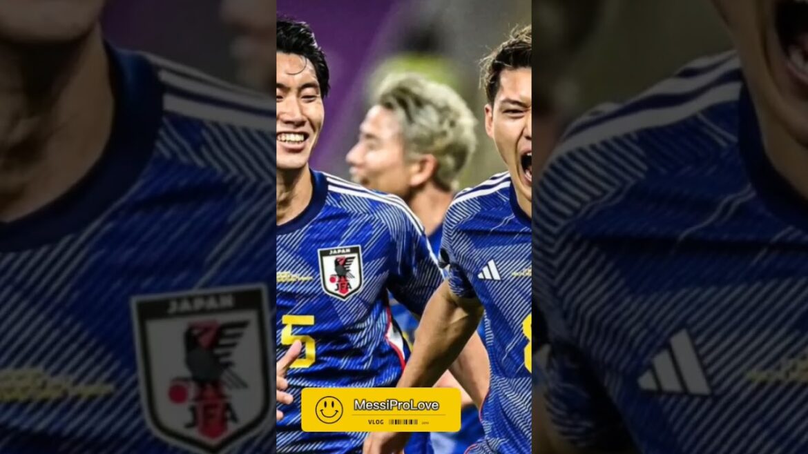 But de Ritsu Doan contre l'Espagne, le Japon contre l'Espagne 2-1, le Japon 2 - 1 l'Espagne, #shorts #japan #qatarworldcup #worldcup🤩🇯🇵