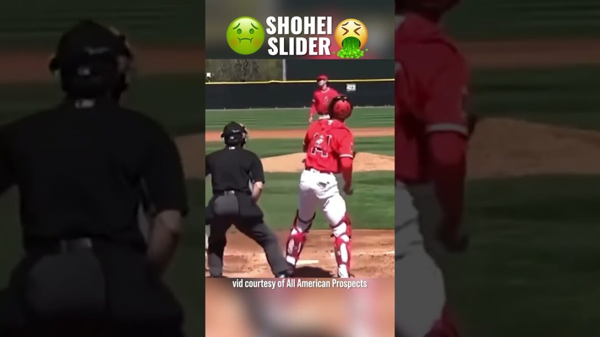 Shohei Ohtani, Slider Movement (vue du marbre) 😳 #baseball #shorts