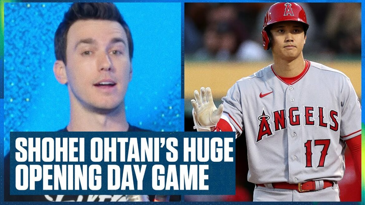 Shohei Ohtani (大谷翔平) a une journée d'ouverture DOMINANTE avec 10 retraits au bâton contre les A's |  Flippin 'Chauves-souris