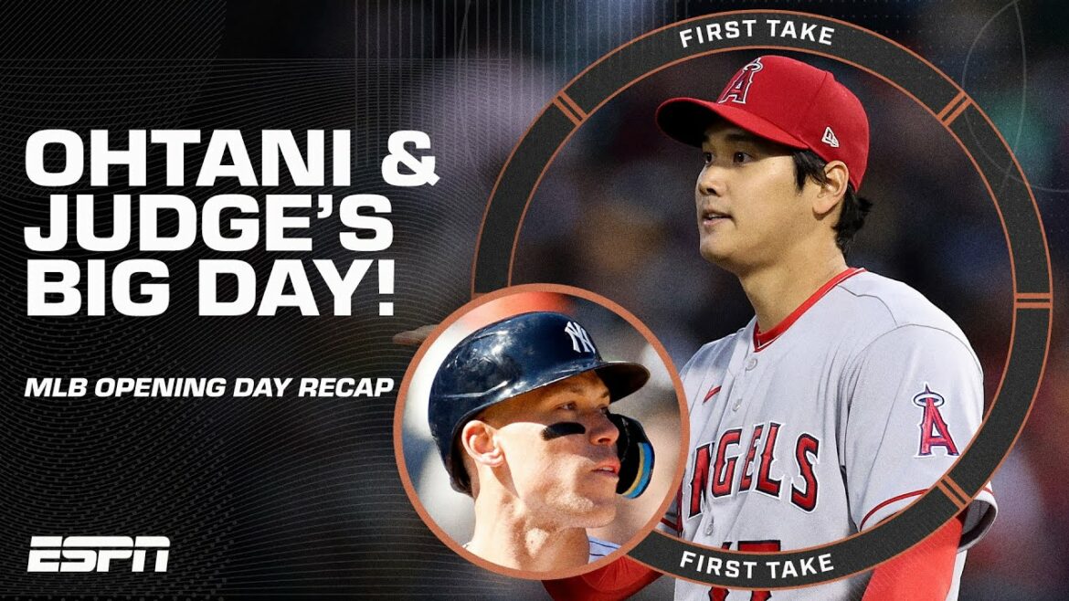Shohei Ohtani ou Aaron Judge : Qui a fait une meilleure journée d'ouverture ?  |  Première prise
