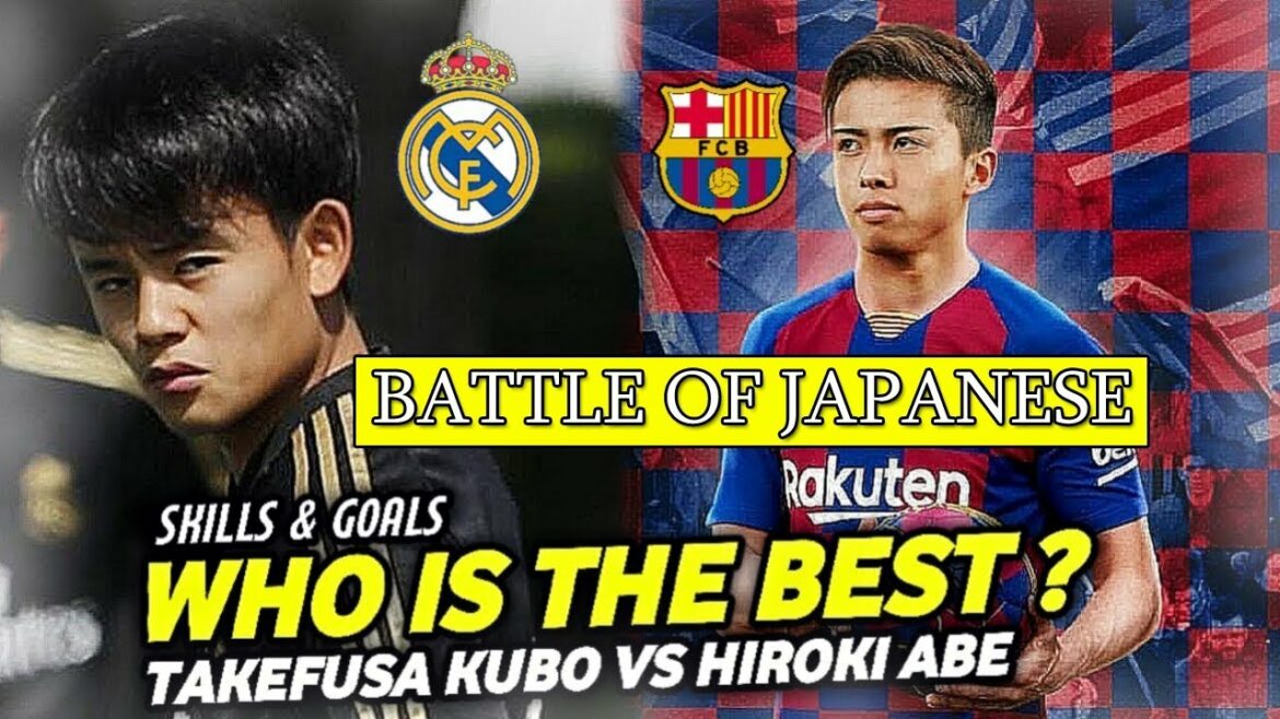 #hirokiabe #takefusaKubo Hiroki Abe contre Takefusa Kubo |  Qui est le meilleur ?|  Bataille de japonais
