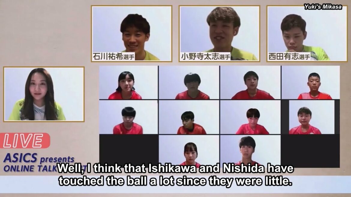 [ENGLISH] Yuki Ishikawa, Yuji Nishida, Taishi Onodera Événement en ligne Asics 27 juillet 2022 Entretiens