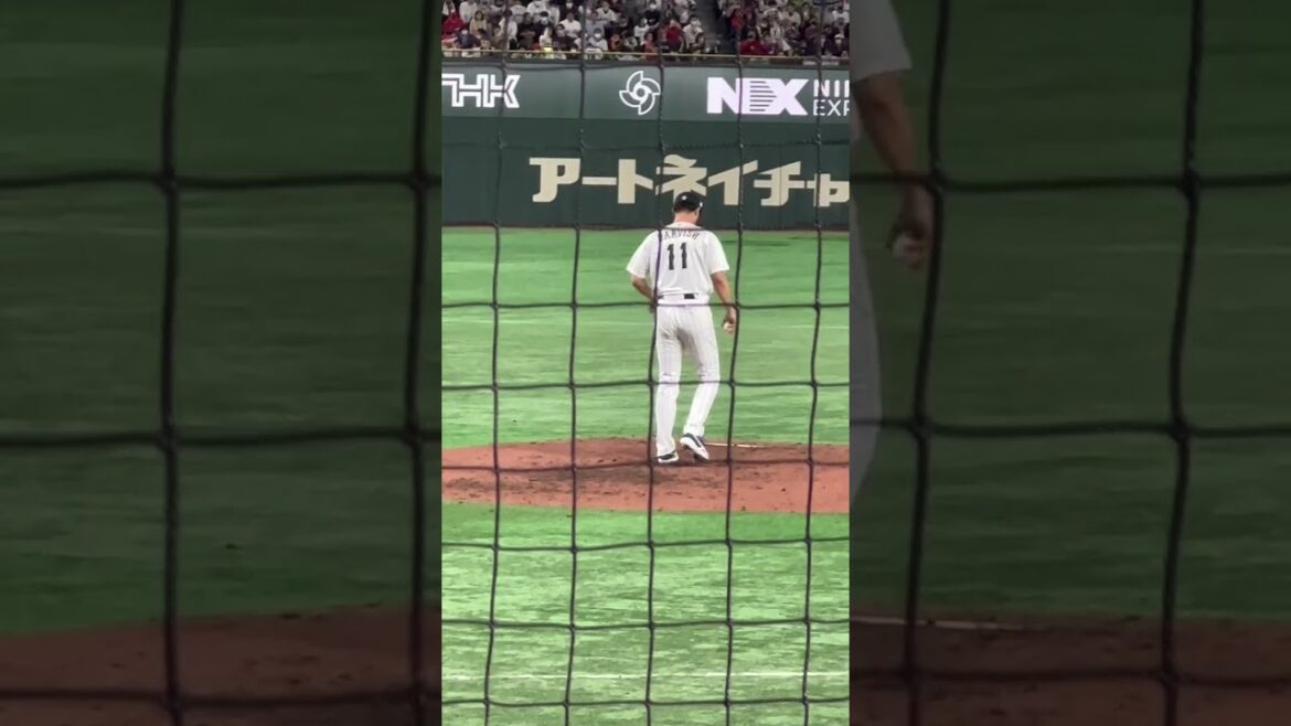 Changement de pichet en Darvish #Darvish Yu #darvish #wbc