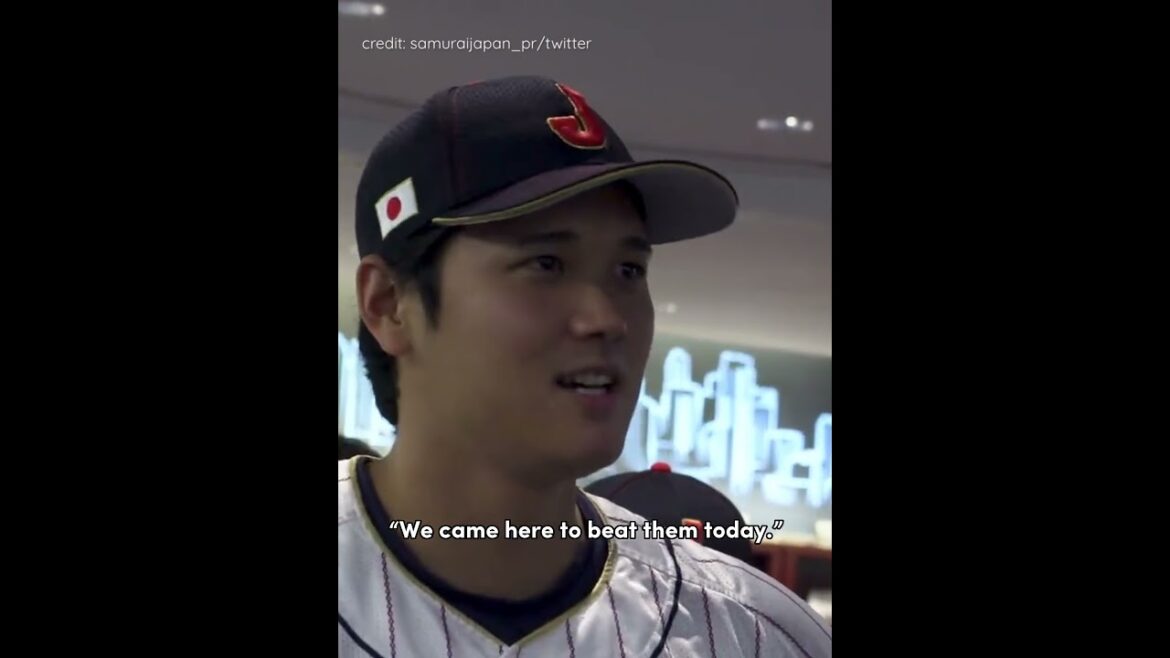 Le discours d'encouragement INSANE de Shohei Ohtani 🔥💯