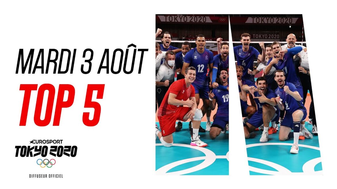 Top 5 - Mardi 3 Août | Jeux Olympiques - Tokyo 2020