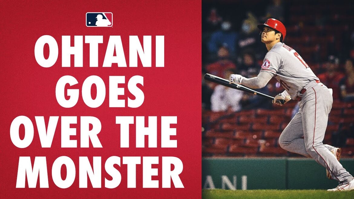 Shohei Ohtani va dans le champ opposé au-dessus du monstre!