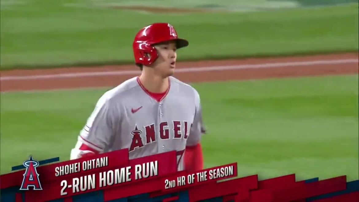 Shohei Ohtani DÉMOLI un coup de circuit à deux points !  |  2ème HR de 2023 !  |  Anges de Los Angeles |  4/3/2