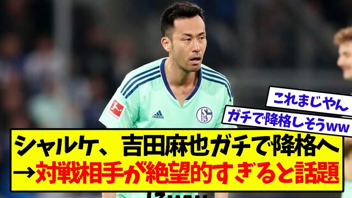 Schalke Yoshida Maya, complètement un dieu de la peste ... Certainement rétrogradé ww