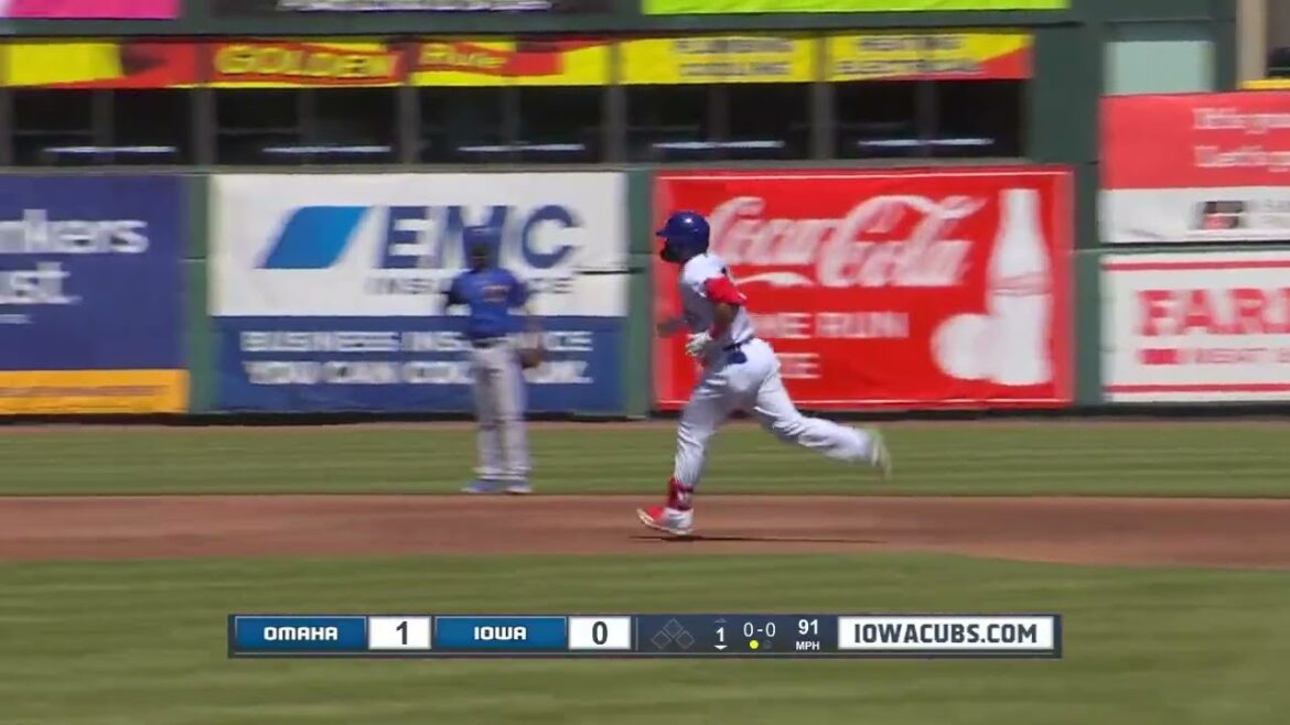 Seiya Suzuki écrase un home run en solo !  |  Cubs de Chicago MiLB |  12/04/2