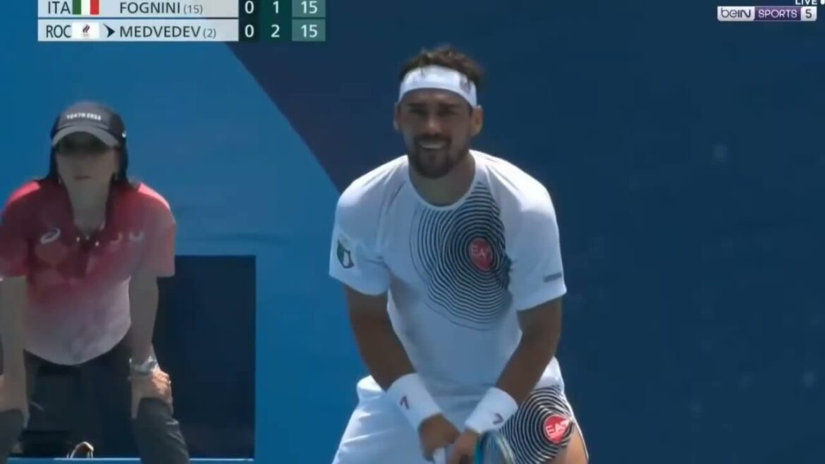 Daniil Medvedev vs Fabio Fognini 2021 Highlights - Jeux olympiques d'été de Tokyo 2020