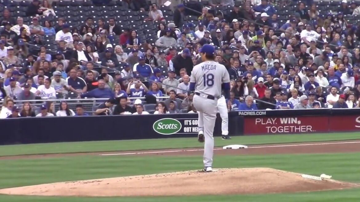 Kenta Maeda MLB premier starter, premier lancer Kenta Maeda First Pitch en tant que joueur MLB 【Hama TV】