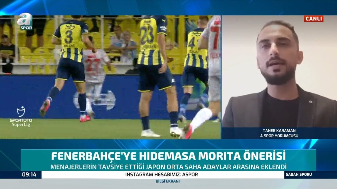 Hidemasa Morita Suggestion à Fenerbahçe!  Taner Karaman a commenté le joueur de football