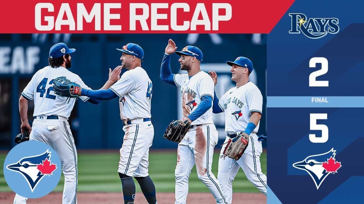 Les Blue Jays ont battu les Rays lors du Jackie Robinson Day !