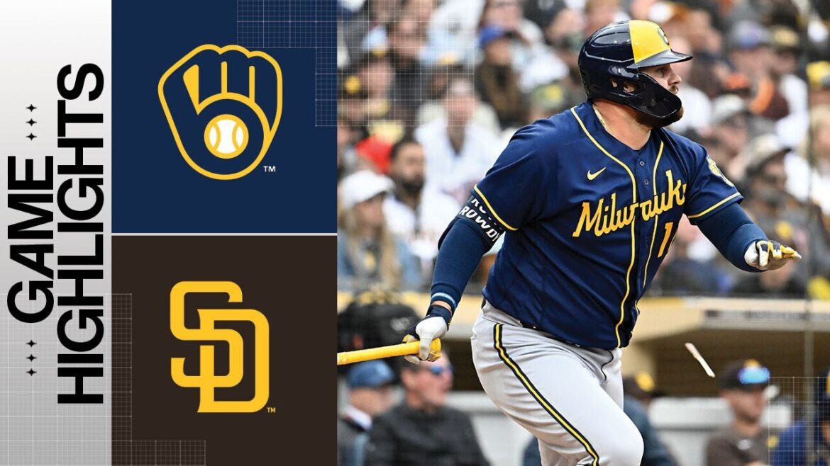 Faits saillants du match Brewers contre Padres (16/04/23) | Faits saillants de la MLB Faits saillants du match Brewers contre Padres (16/04/23) | Faits saillants de la MLB