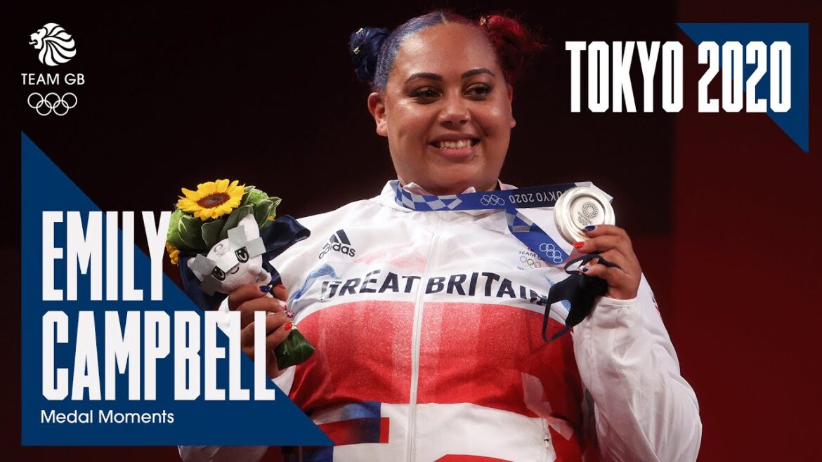 🏋️‍♀️ LA PUISSANCE |  Emily Campbell remporte l'argent en haltérophilie féminine |  Tokyo 2020 |  Moments de médaille