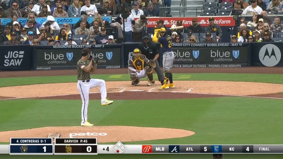 Yu Darvish ||  16 avril 2023 contre Milwaukee Brewers