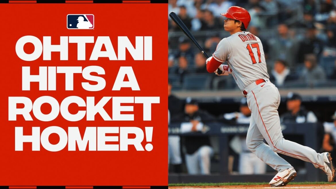SHOTIME dans le Bronx ! Shohei Ohtani écrase une balle de baseball pour les Angels lors de la première manche ! SHOTIME dans le Bronx ! Shohei Ohtani écrase une balle de baseball pour les Angels lors de la première manche !